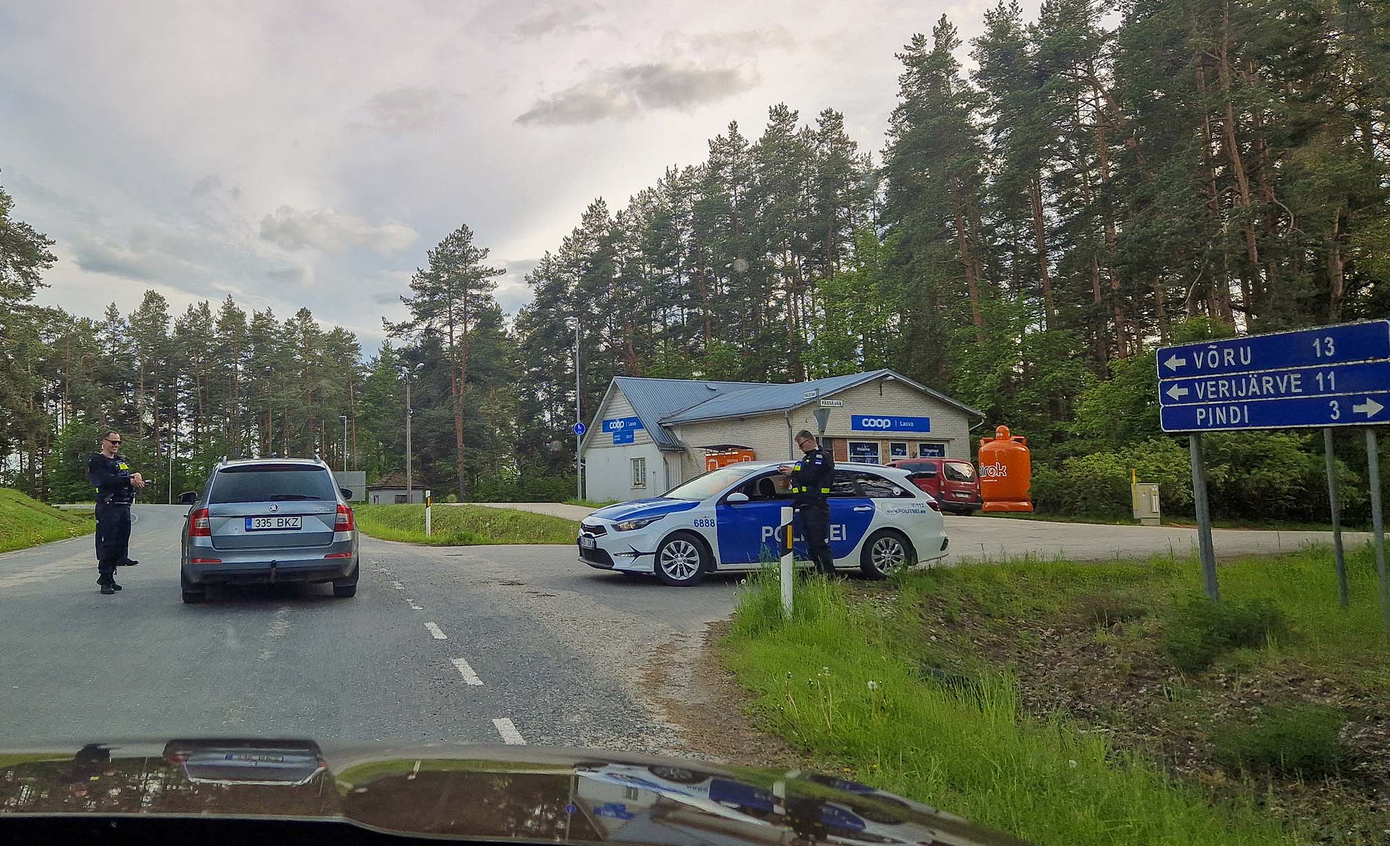 Pisteline kontroll tuvastas kolmel roolikeerajal joobe